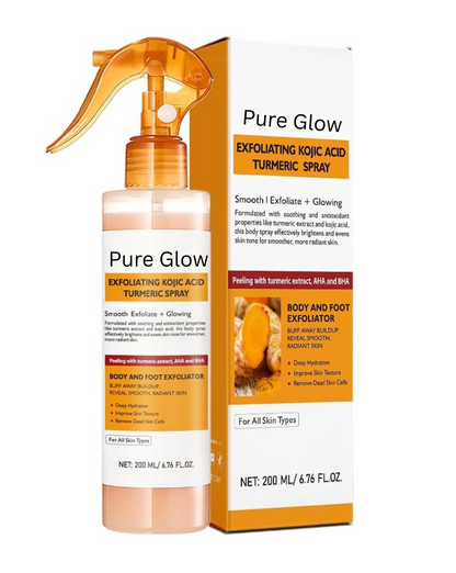 Pure Glow Peel Shot - Kojic + Turmeric Body Peel Spray