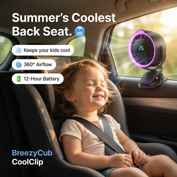 BreezyCub CoolClip Travel Car Cooler